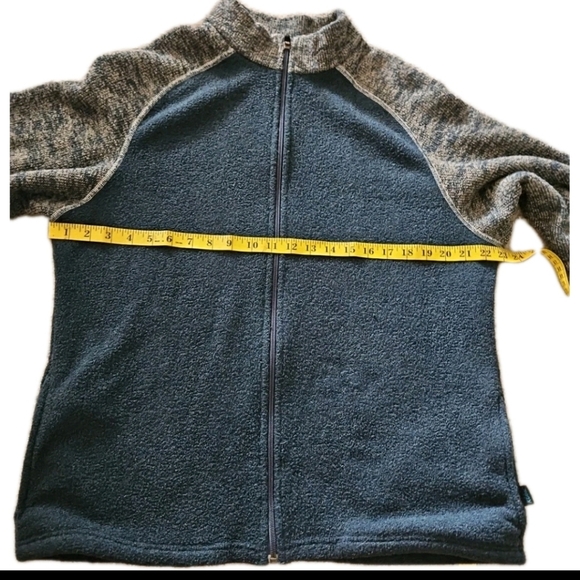 Kuhl Mens Navy Blue Alpaca Fleece Full-Zip Warm Ourdoor Sweater Kashmira L - Picture 10 of 11
